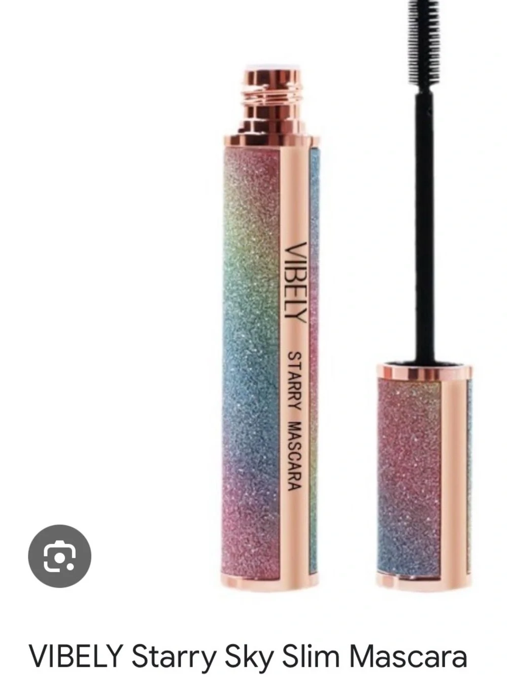 Vibe Starry Sky Slim Mascara - Glitter Gradient Pink Green Blue